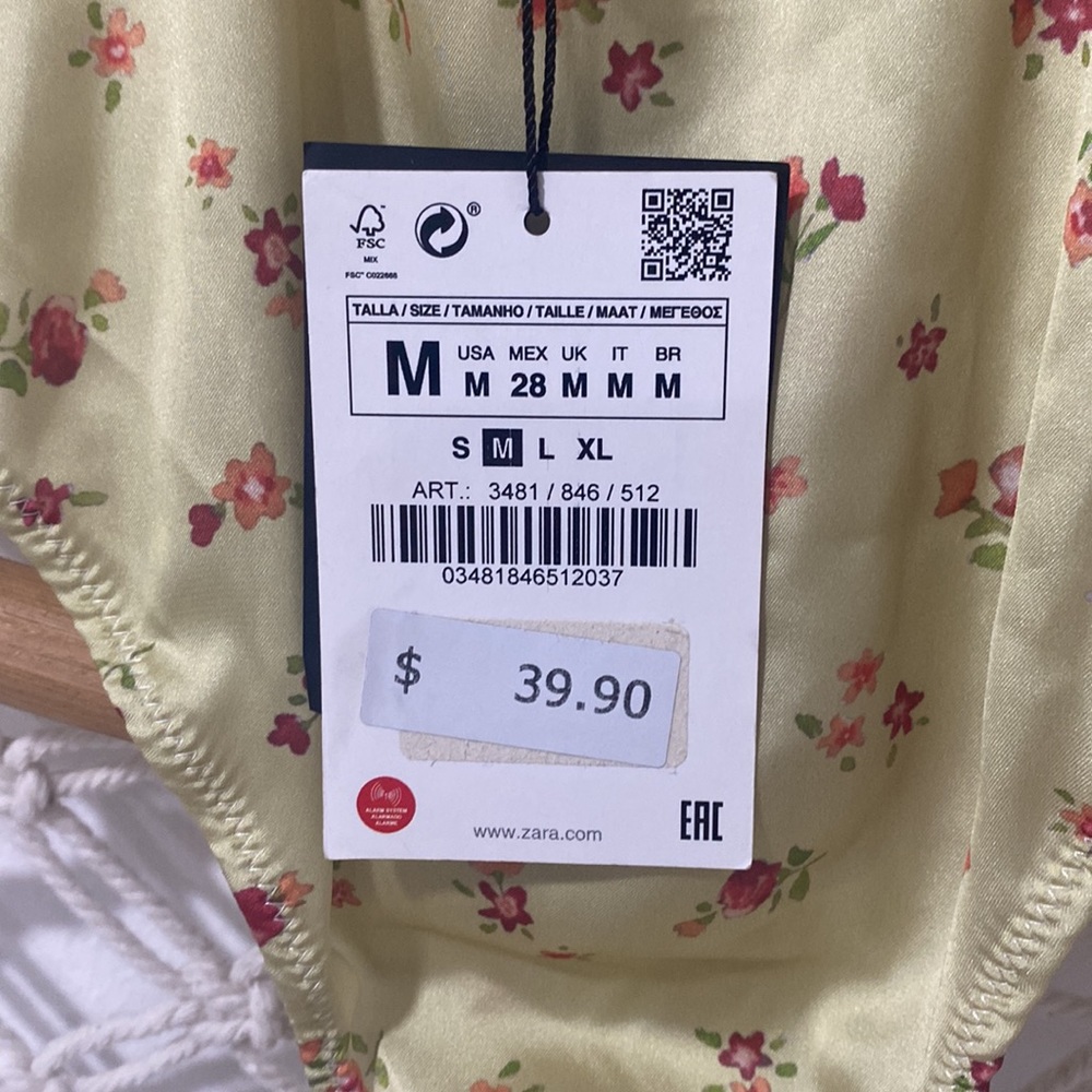 Zara satin bustier corset style cami - Picture 7 of 11